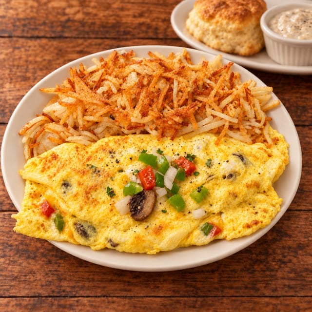 Veggie Omelette.