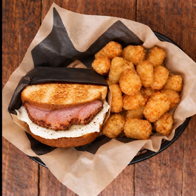 Ham & Egg Sandwich.