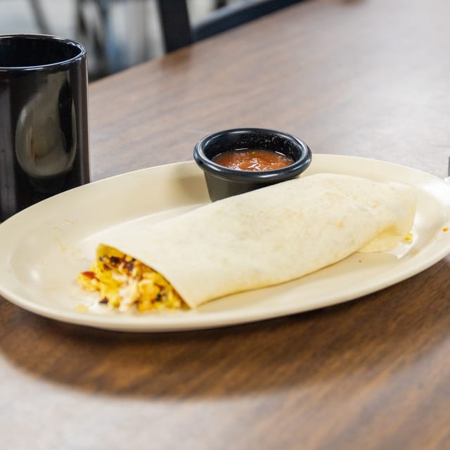 Chorizo, Egg & Cheese Burrito.