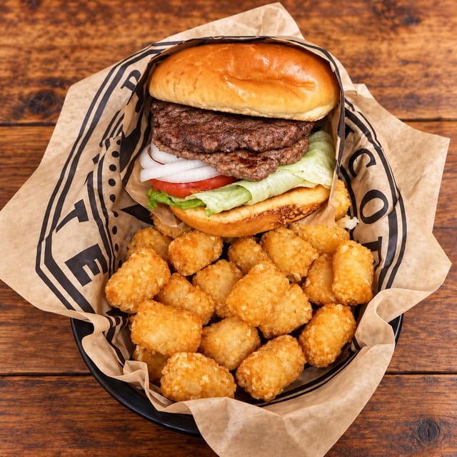 Double Meat Hamburger.