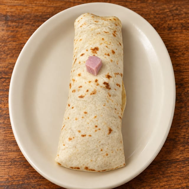 Ham, Egg & Cheese Burrito.