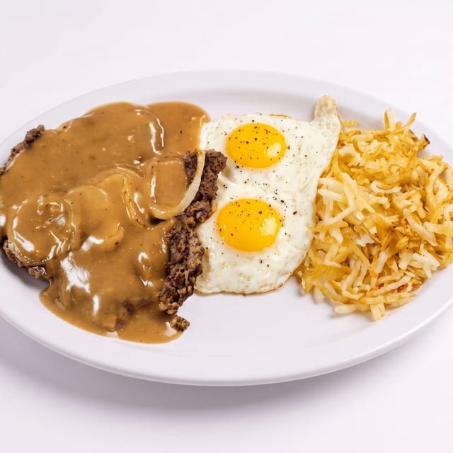 Chicken Fried Steak & Eggs.