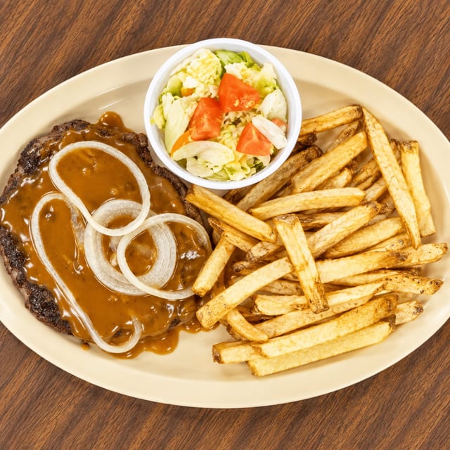 Hamburger Steak Plate.