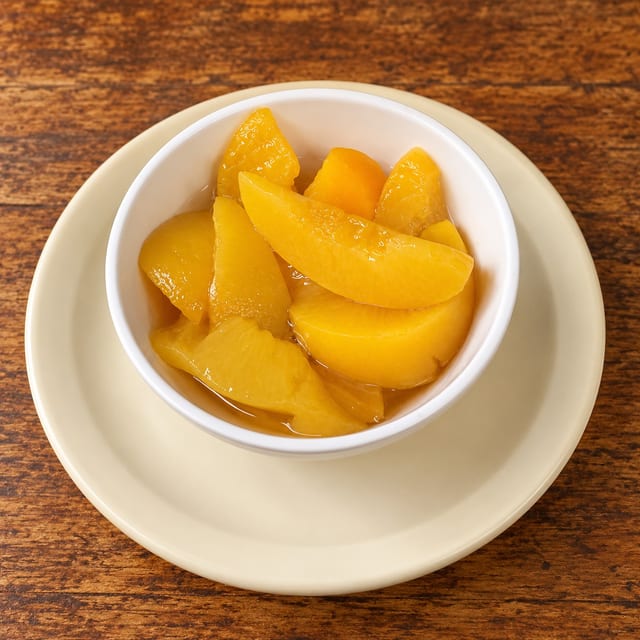 Cup Peaches.